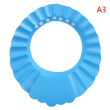 Shampoo Cap Durable Baby Bath Visor Hat Adjustable Baby Shower Protect Eye Water-proof Hair Wash Shield For Infant