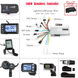 Ebike Brushless Controller Display 24V/36V /48V 500W Electric Bicycle Display Led Bike Display For Ebike  Conversion Kit