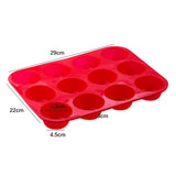 Silicone Cake Mold Round Shape Rectangular Silicone Bread Pan Cake Round Shape Mold 12 Holes Muffin Cupcake Baking Pans