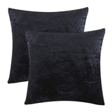 2 Packs White Decorative Cushions Covers Cases for Sofa Bed Couch Modern Luxury Velvet Home Throw Pillows Covers Silver Green