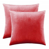 2 Packs White Decorative Cushions Covers Cases for Sofa Bed Couch Modern Luxury Velvet Home Throw Pillows Covers Silver Green