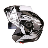 Flip up Motorcycle Helmets Men Dual Visor Double Lens HELMET