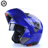 Flip up Motorcycle Helmets Men Dual Visor Double Lens HELMET