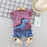 Baby Boy Clothes Sport Clothing Tracksuit Summer Casual Clothes Set T-shirt +shorts 2PCS Toddler Clothing Sets 0-4 Years