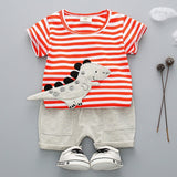 Baby Boy Clothes Sport Clothing Tracksuit Summer Casual Clothes Set T-shirt +shorts 2PCS Toddler Clothing Sets 0-4 Years