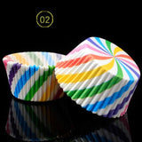 100pcs Grease Proof Cupcake Paper Holders
