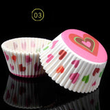 100pcs Grease Proof Cupcake Paper Holders