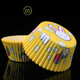100pcs Grease Proof Cupcake Paper Holders