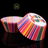 100pcs Grease Proof Cupcake Paper Holders