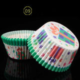 100pcs Grease Proof Cupcake Paper Holders