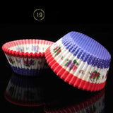 100pcs Grease Proof Cupcake Paper Holders