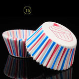 100pcs Grease Proof Cupcake Paper Holders