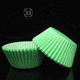 100pcs Grease Proof Cupcake Paper Holders