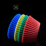 100pcs Grease Proof Cupcake Paper Holders