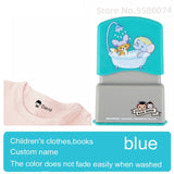 LOVE custom-made Baby Name Stamp DIY for children Name Seal student clothes chapter Not Easy To Fade Security Name Stamp Sticker
