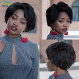 Short Wig Human Hair Wigs Pixie Cut Wig