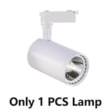 Whole Set Led Track Light COB Track Lamp 12W 20W 30W 40W Rail Lighting Aluminum Spot Lights Fixtures For Clothing Shop Home 220V