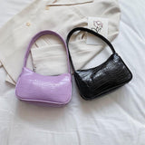 Casual PU Leather Sling Handbag Purse Women Elegant Chain Shoulder Crossbody Bag Popular Simple Female Daily Bag - shopwishi 