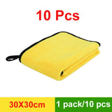 3/5/10 pcs Extra Soft Car Wash Microfiber Towel Car Cleaning Drying Cloth