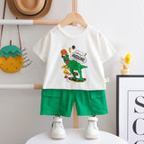 Baby Boy Clothes Sport Clothing Tracksuit Summer Casual Clothes Set T-shirt +shorts 2PCS Toddler Clothing Sets 0-4 Years