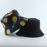 New Fashion Cow Print Hat White Black Bucket Hat Reversible Fisherman Caps Summer Hats For Women Gorras