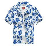 Palm Tree Printed Hawaiian Beach Shirt for Men 2019 Summer Short Sleeve 5XL Aloha Shirts Mens Holiday Vacation Clothing Chemise - shopwishi 