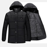 New Men Jacket Coats Thicken Warm Winter Windproof Jackets Casual Mens Down Parka Hooded Outwear Cotton-padded Jacket