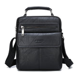 JEEP BULUO Men's High Quality Crossbody Tote Split Leather Shoulder Bags