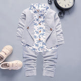 Spring Autumn Children Clothes Baby Boy Girl Casual Hooded Tops Pants Long Sleeve Clothing Kids Tracksuits 3Pcs/set
