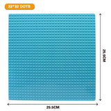 Classic City Road Street Baseplate Block Straight Crossroad Curve T-Junction DIY Assembly Building Blocks Parts Base Plate Gift