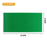 Classic City Road Street Baseplate Block Straight Crossroad Curve T-Junction DIY Assembly Building Blocks Parts Base Plate Gift