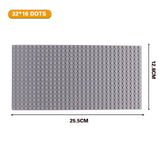 Classic City Road Street Baseplate Block Straight Crossroad Curve T-Junction DIY Assembly Building Blocks Parts Base Plate Gift
