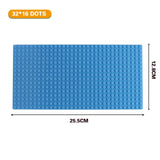 Classic City Road Street Baseplate Block Straight Crossroad Curve T-Junction DIY Assembly Building Blocks Parts Base Plate Gift