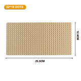 Classic City Road Street Baseplate Block Straight Crossroad Curve T-Junction DIY Assembly Building Blocks Parts Base Plate Gift