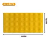Classic City Road Street Baseplate Block Straight Crossroad Curve T-Junction DIY Assembly Building Blocks Parts Base Plate Gift