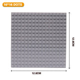 Classic City Road Street Baseplate Block Straight Crossroad Curve T-Junction DIY Assembly Building Blocks Parts Base Plate Gift