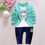 Spring Autumn Children Clothes Baby Boy Girl Casual Hooded Tops Pants Long Sleeve Clothing Kids Tracksuits 3Pcs/set