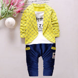 Spring Autumn Children Clothes Baby Boy Girl Casual Hooded Tops Pants Long Sleeve Clothing Kids Tracksuits 3Pcs/set