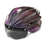 GUB K80 Cycling Helmet with Visor Magnetic Goggles Integrally-molded 58-62cm for Men Women