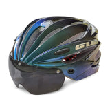 GUB K80 Cycling Helmet with Visor Magnetic Goggles Integrally-molded 58-62cm for Men Women