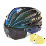 GUB K80 Cycling Helmet with Visor Magnetic Goggles Integrally-molded 58-62cm for Men Women
