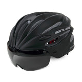 GUB K80 Cycling Helmet with Visor Magnetic Goggles Integrally-molded 58-62cm for Men Women