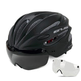 GUB K80 Cycling Helmet with Visor Magnetic Goggles Integrally-molded 58-62cm for Men Women