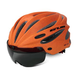 GUB K80 Cycling Helmet with Visor Magnetic Goggles Integrally-molded 58-62cm for Men Women