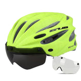 GUB K80 Cycling Helmet with Visor Magnetic Goggles Integrally-molded 58-62cm for Men Women