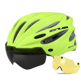 GUB K80 Cycling Helmet with Visor Magnetic Goggles Integrally-molded 58-62cm for Men Women