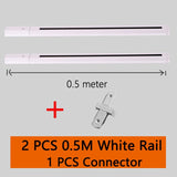 Whole Set Led Track Light COB Track Lamp 12W 20W 30W 40W Rail Lighting Aluminum Spot Lights Fixtures For Clothing Shop Home 220V