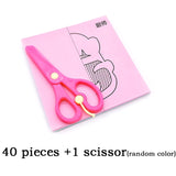 48pcs Children Cartoon DIY Colorful Paper Cutting Folding Toys Kindergarten Kids Educational  Art Craft with scissor Tools Gifts