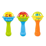 LED Flashing Baby Rattles Infant Bells Juguetes Music Hand Bells Rattles Newborn Baby Toy Early Educational Baby Toys 0-12M