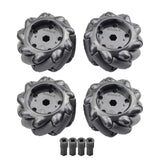 5/10/15KG Load 60/80/96mm Omni Mecanum Wheel with 4/6mm TT Hubs for Arduino Raspberry Pi DIY STEM Robot Car Chassis Toy Parts